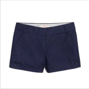 J Crew Navy Blue Broken-In Chino Shorts